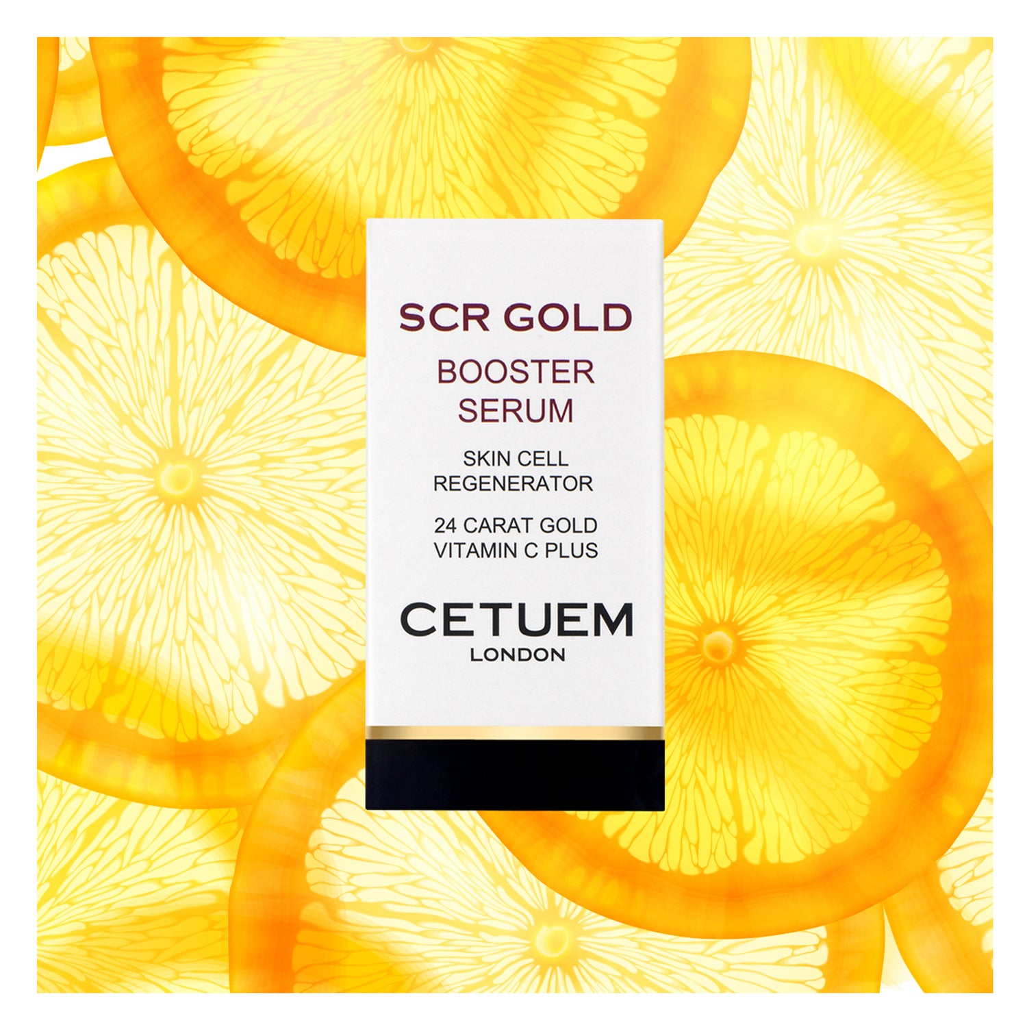 SCR Gold Booster Serum - Skin Cell Regenerator with Vitamin C Plus - Cetuem