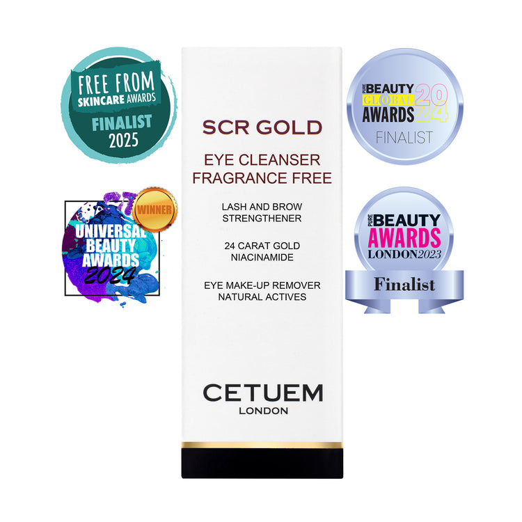 Eye Cleanser Lash and Brow Strengthener - 2025 Gold Award Winner - Cetuem