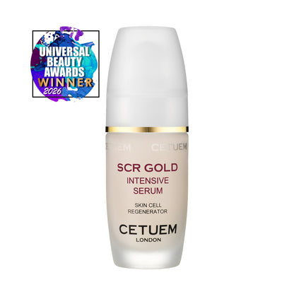 SCR Gold Intensive Serum with Hyaluronic Acid - 2026 Gold Award Winner (50ml size is approx 2 week delivery time) - Cetuem