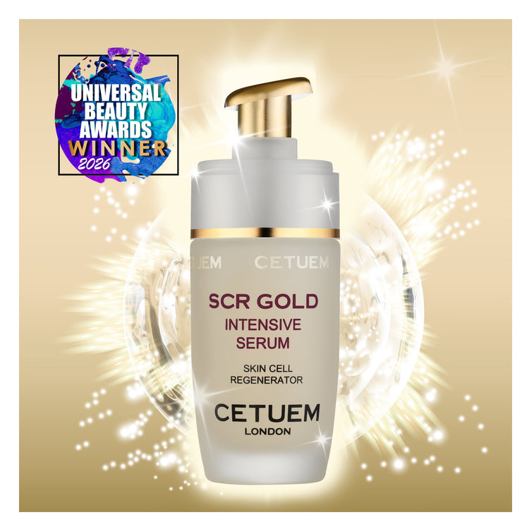 SCR Gold Intensive Serum with Hyaluronic Acid - 2026 Gold Award Winner (50ml size is approx 2 week delivery time) - Cetuem