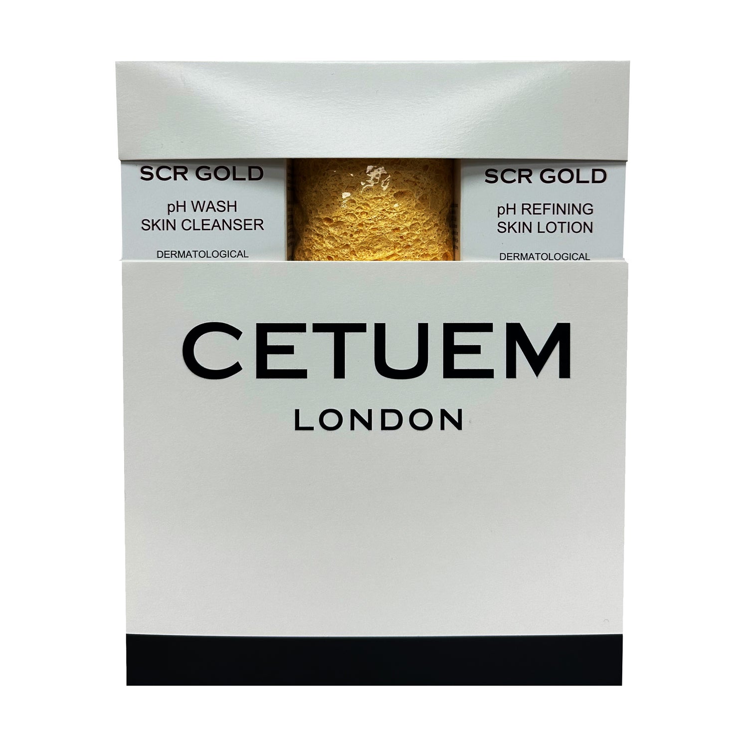 pH1 Cleanser & pH2 Lotion with Sponge - Cetuem