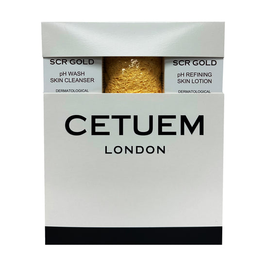 pH1 Cleanser & pH2 Lotion with Sponge - Cetuem