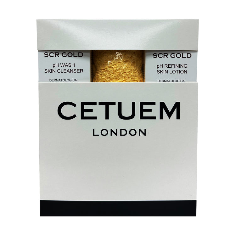 pH1 Cleanser & pH2 Lotion with Sponge - Cetuem