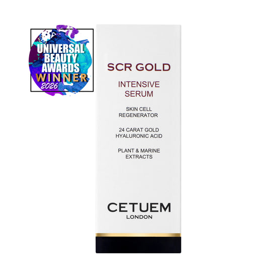 SCR Gold Intensive Serum with Hyaluronic Acid - 2026 Gold Award Winner (50ml size is approx 2 week delivery time) - Cetuem
