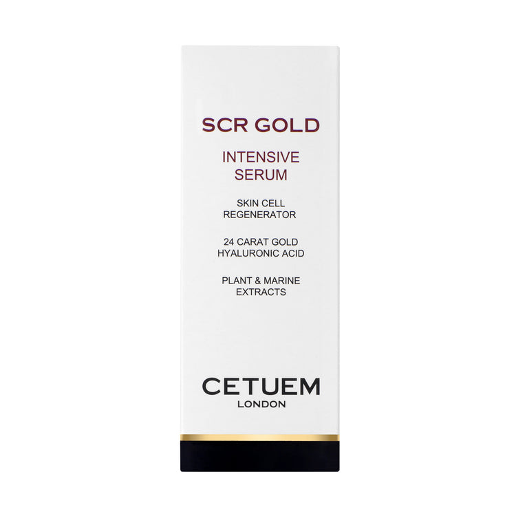 SCR Gold Intensive Serum - Skin Cell Regenerator with Hyaluronic Acid - Cetuem